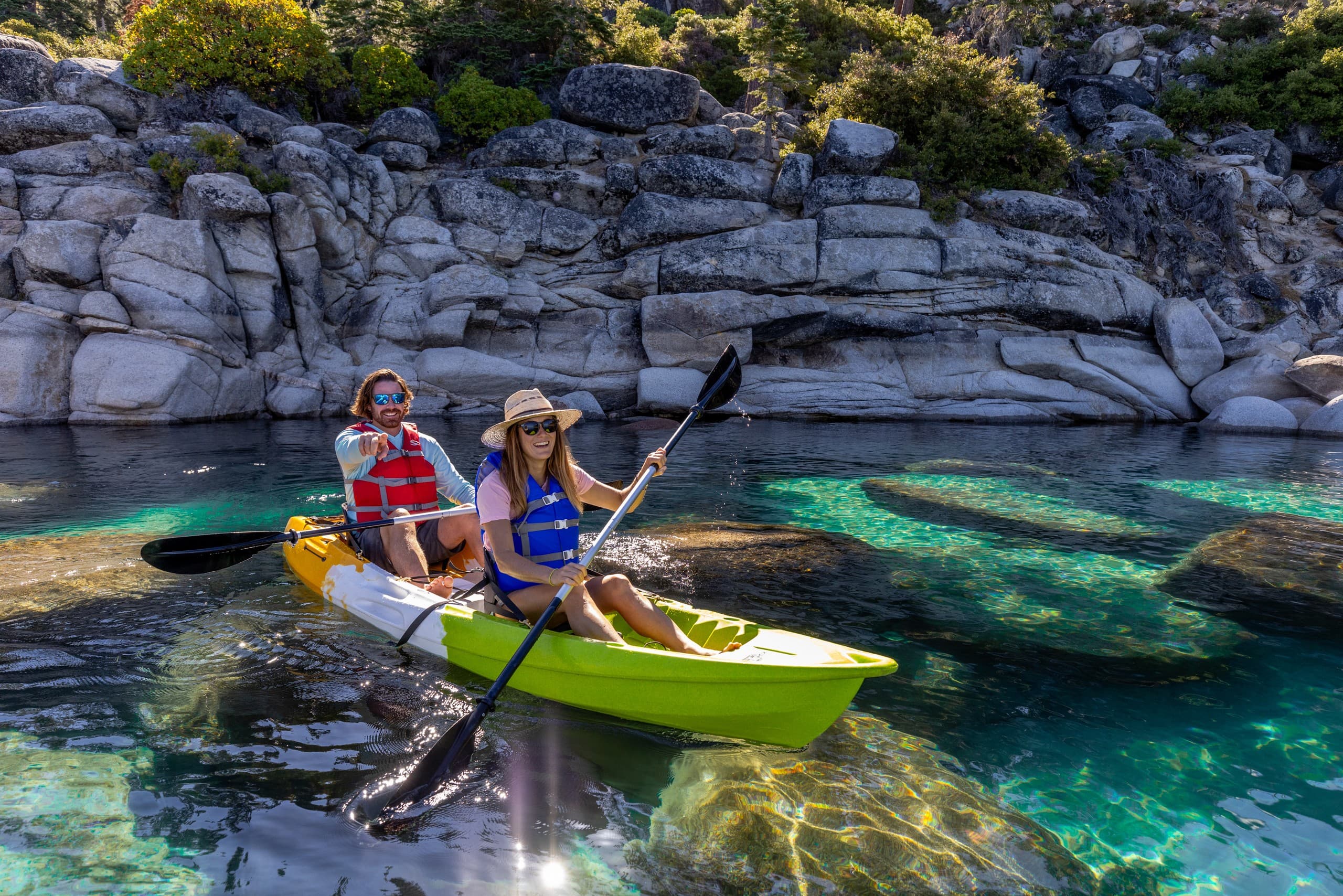 Paddle Lake Tahoe: Double Sit-On-Top Kayak from Zephyr Cove photo 2
