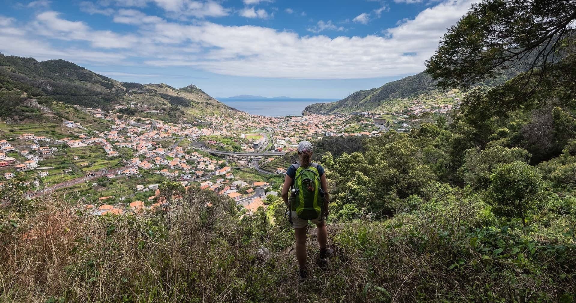 Cliffside village and ocean view ideal for Madeira boat tours