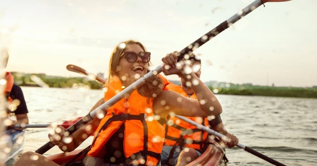 Kayak in Irons, Michigan