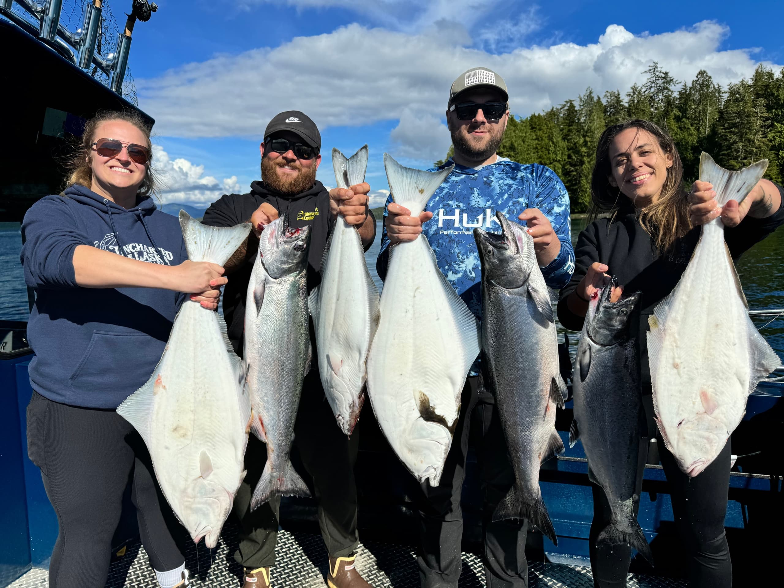 Private Salmon & Halibut Fishing Combo Includes Wildlife Viewing
