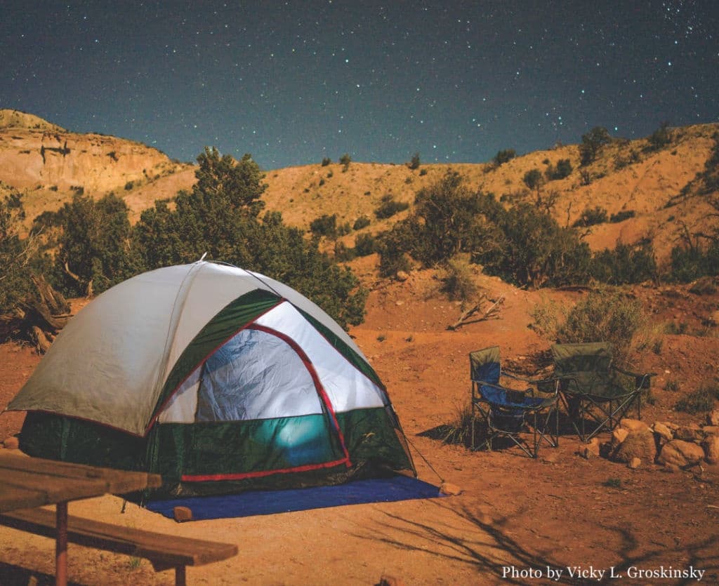 Camping at Ghost Ranch: Tent-Only Experience in Abiquiu