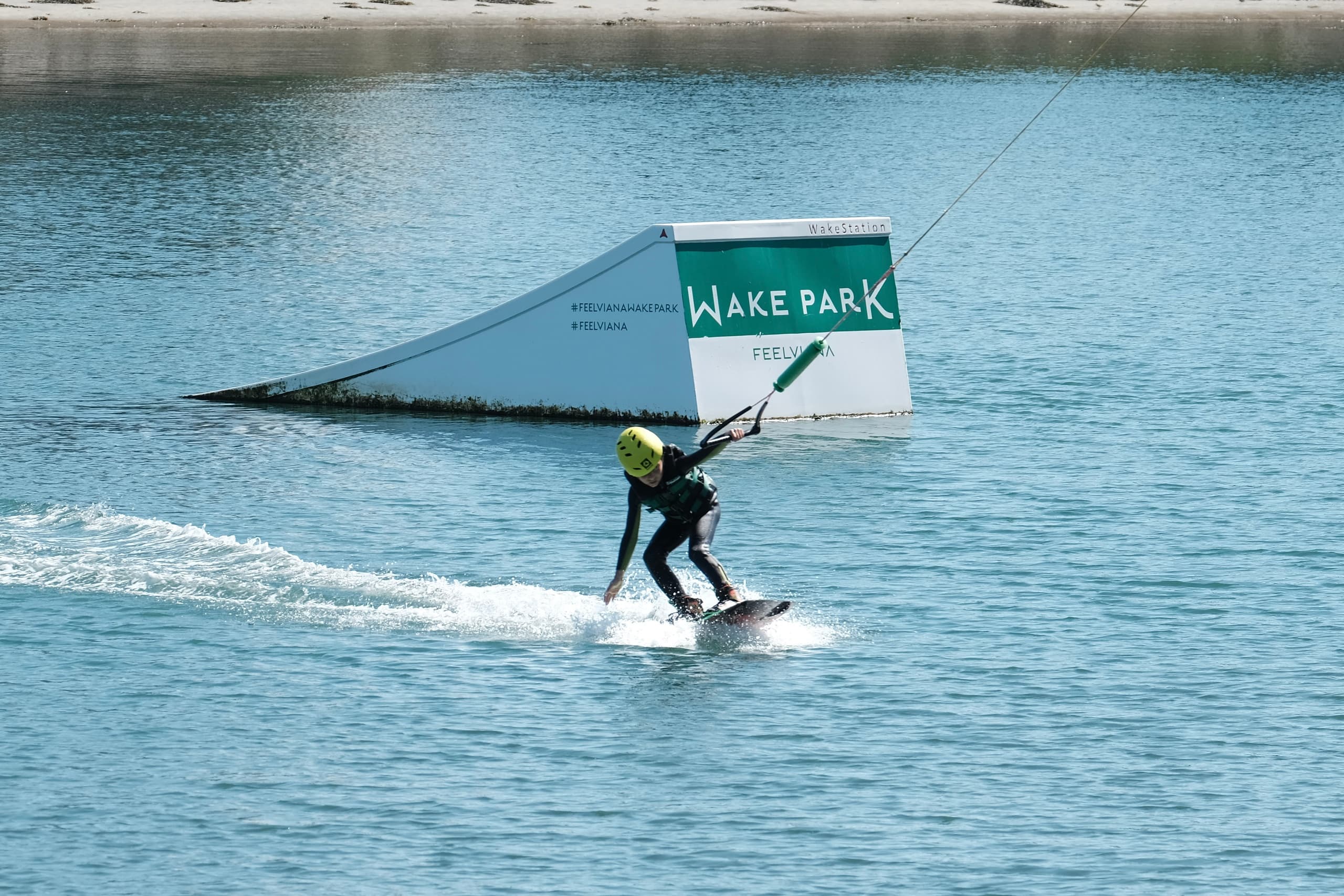 Cable Ride at FeelViana: 15-Minute Wake Park Adventure on the Lima River