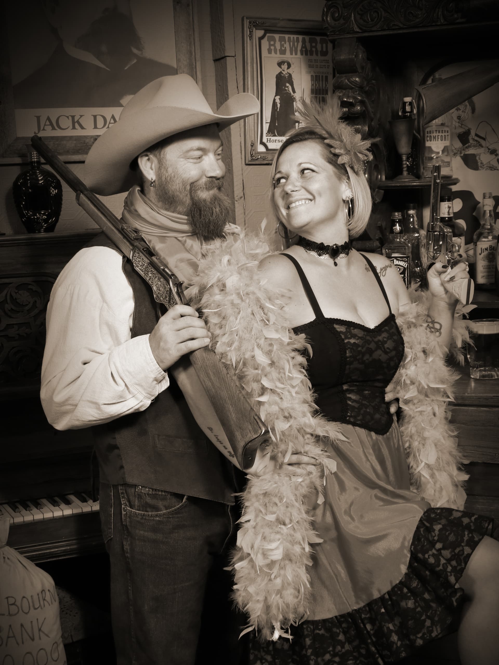 Outdoor Photo Sessions at Capone's Old Time Pictures