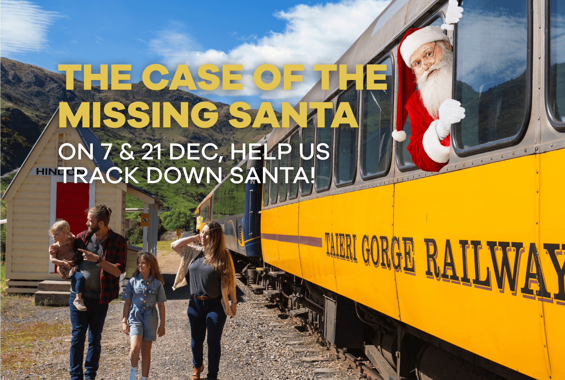 Christmas Express to Hindon: Family Train Ride from Dunedin Railway Station photo 2