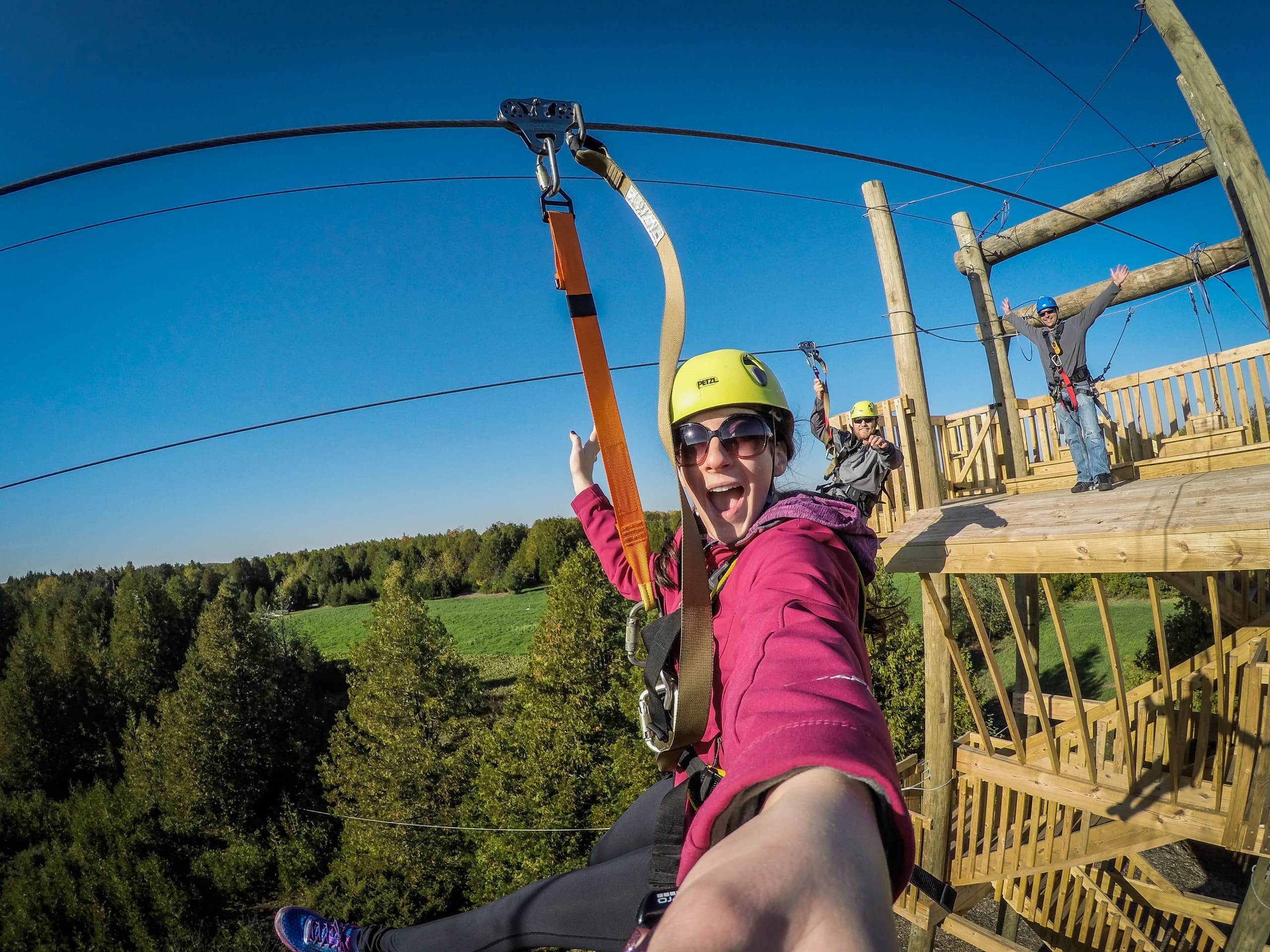 Thrilling Zipline Canopy Tour with Lakeshore Adventures