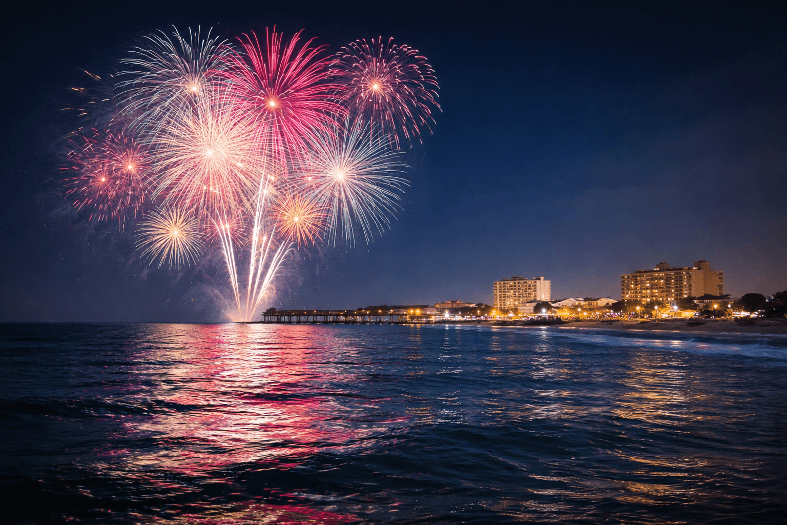 Offshore Fireworks Cruise in Carolina Beach — Front-Row Views on the Island Explorer