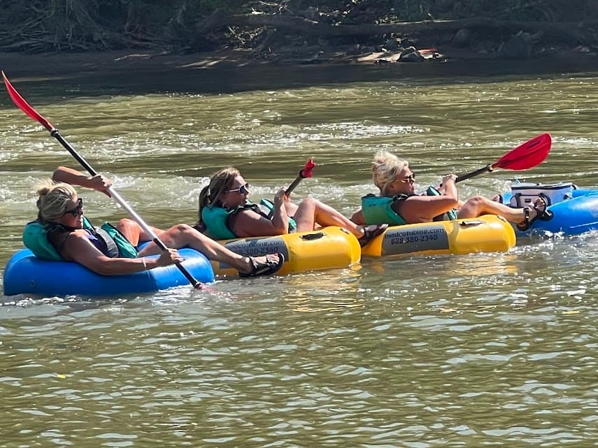 River Tubing Adventures with Mad Co Tubing in Marshall, NC