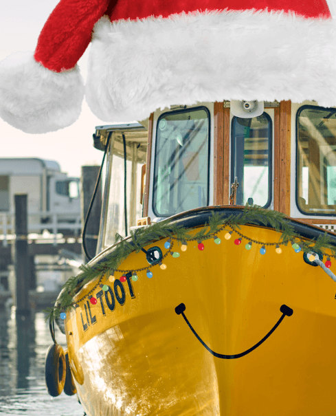 Experience Santa Barbara’s Festive Magic on the Lil' Toot Holiday Harbor Cruise