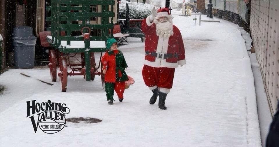 Magical Santa Train Ride in Nelsonville, Ohio