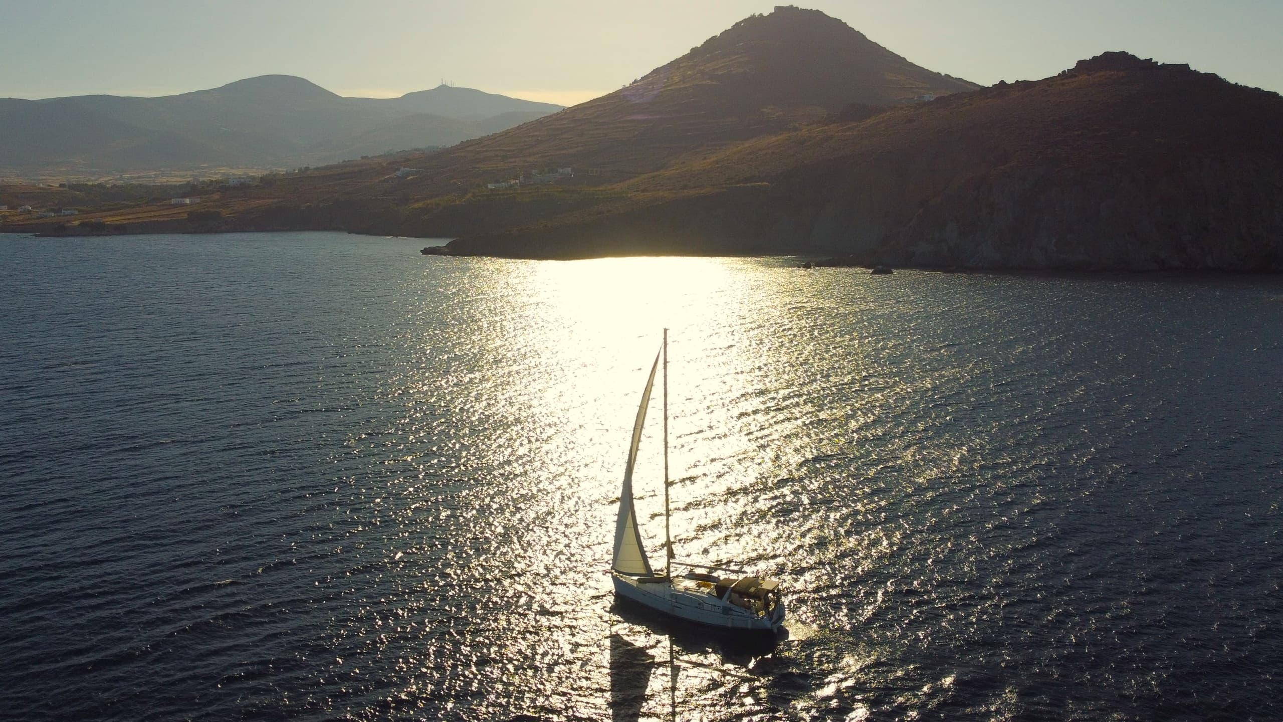 Sailing the Paros-Naxos Strait with The Yin Yang Concept