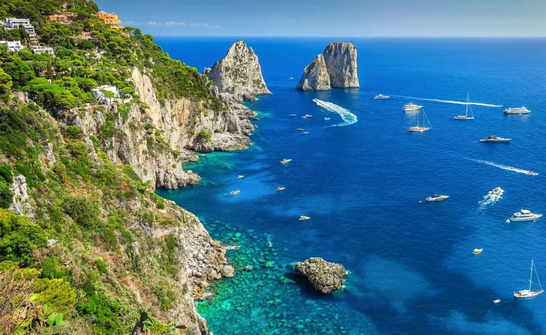Private Boat Tour Positano and Amalfi from Capri | Boat Tour in Sorrento | Snorkel, Private, Water Activities