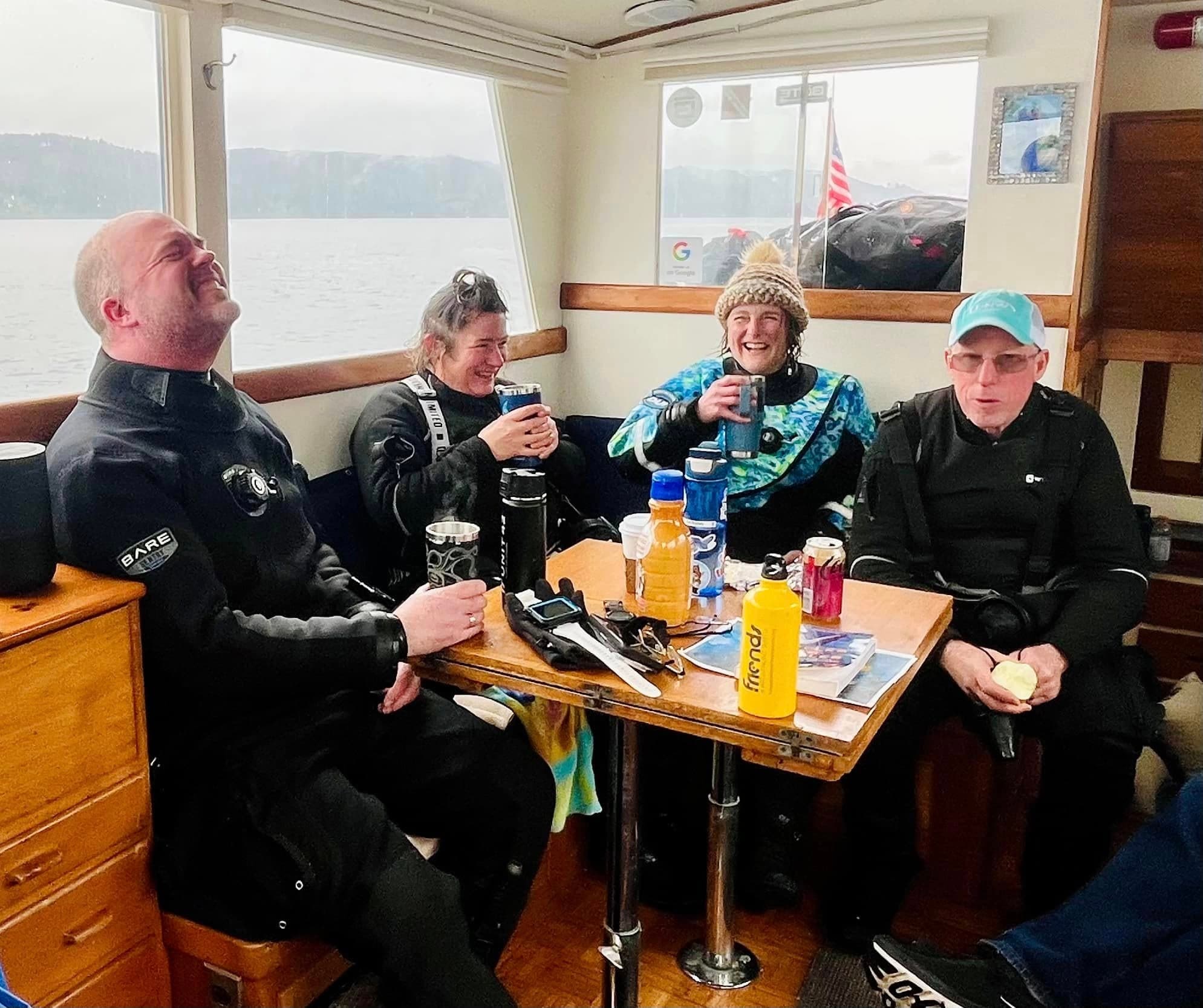 Hood Canal Dive & Dine: Two Guided Dives and Chef Lunch Aboard a Classic Grand Banks photo 4
