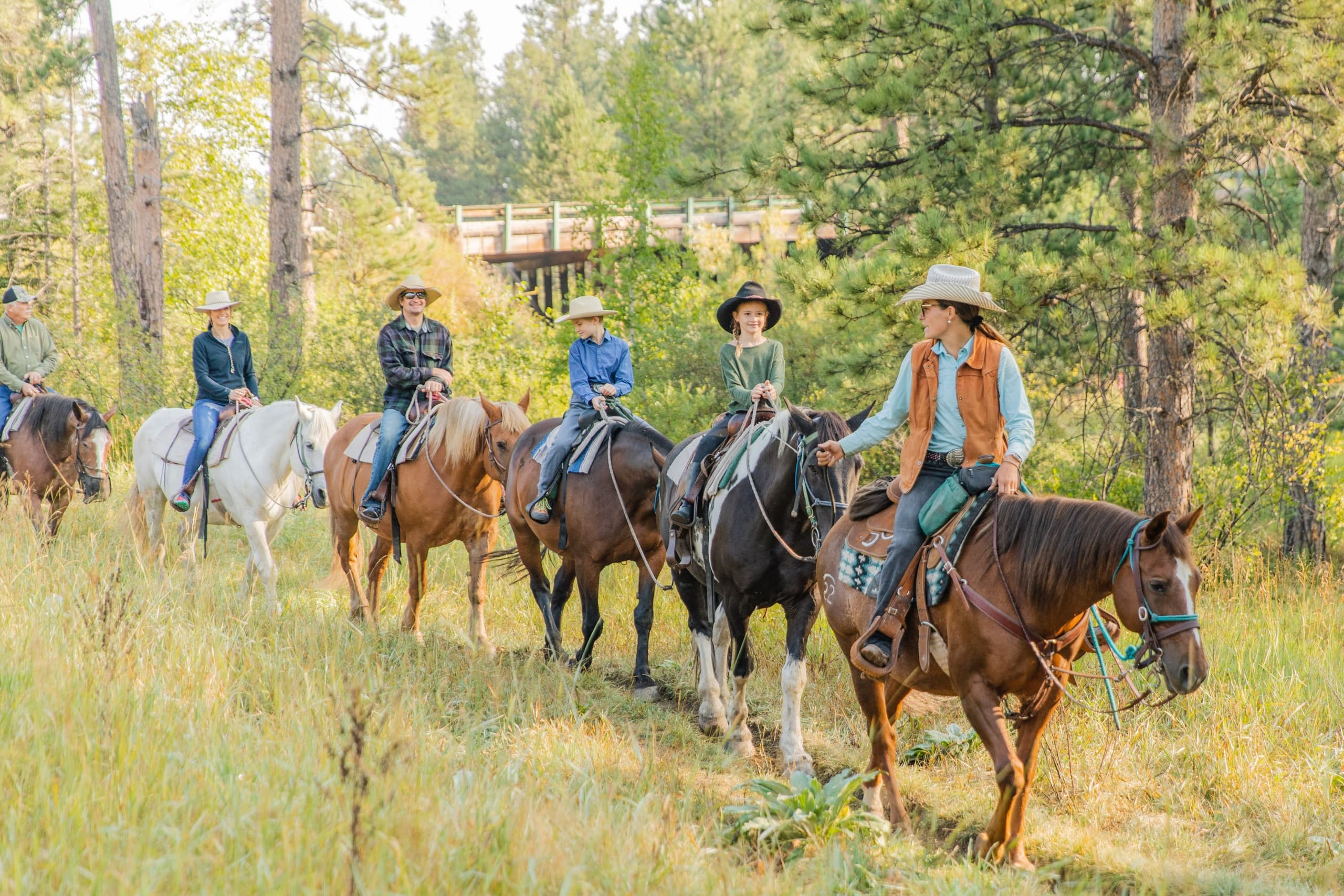 Custom 1 Hour Guided Trail Ride in Hill City, SD