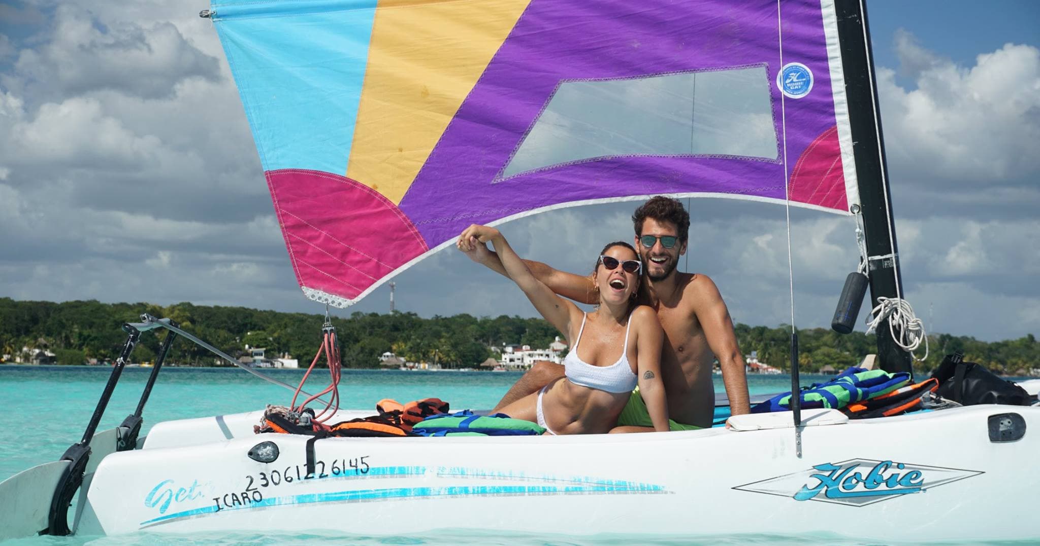 Romantic Sunset Cruise with Veleando Ando Bacalar