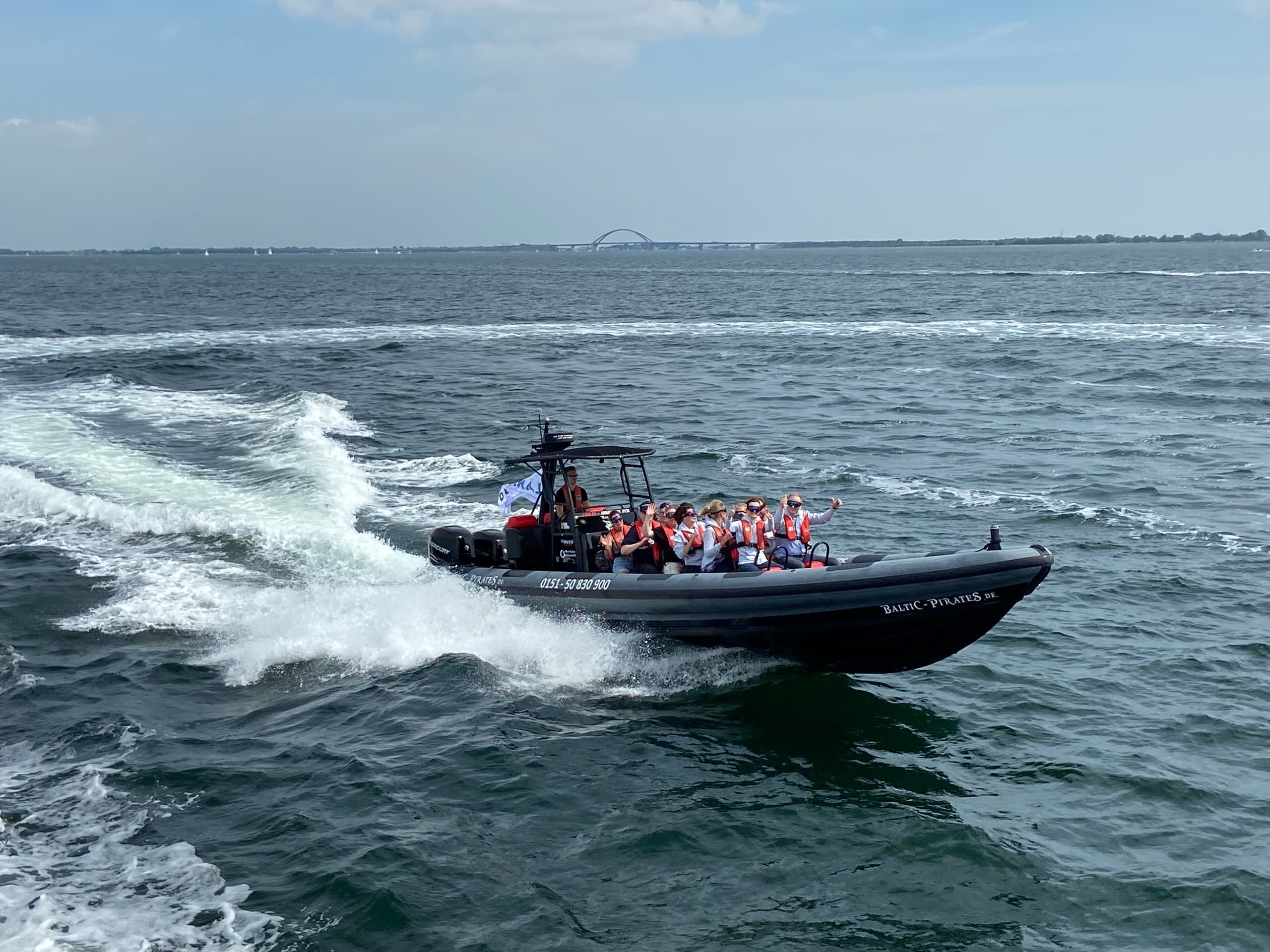 High-Speed Boat Adventure at Fehmarn with Baltic Pirates