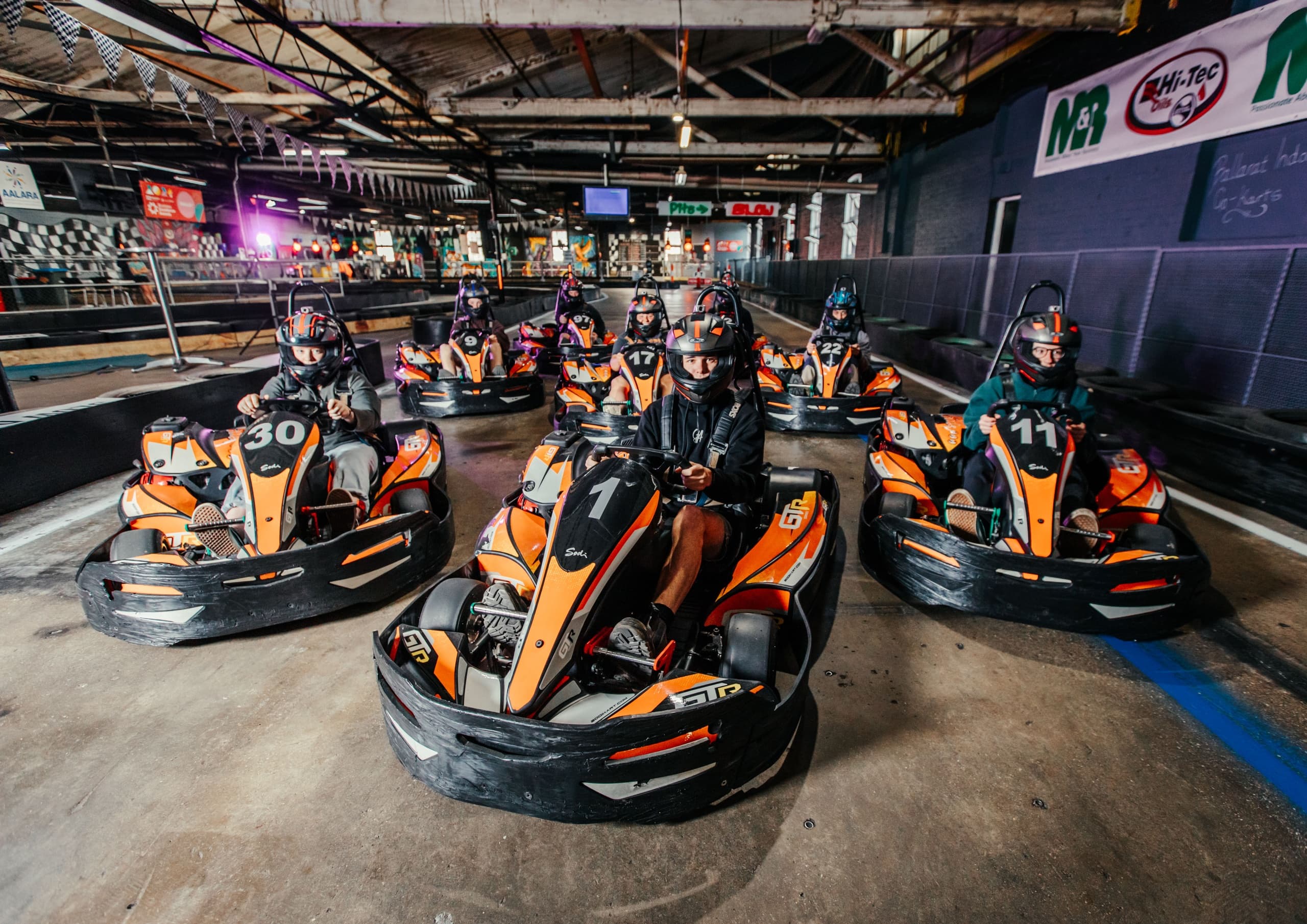 Land Adventures: Bucks Race at Ballarat Indoor Go Karts & Laserforce