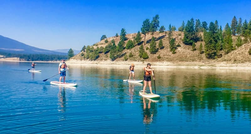 Stand Up Paddle Boarding at Sunshine Houseboats & Marina