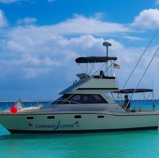 46' Bertam Convertible Sportfishing Charter in Puerto Aventuras — Wasabi Loco Deep-Sea Fishing