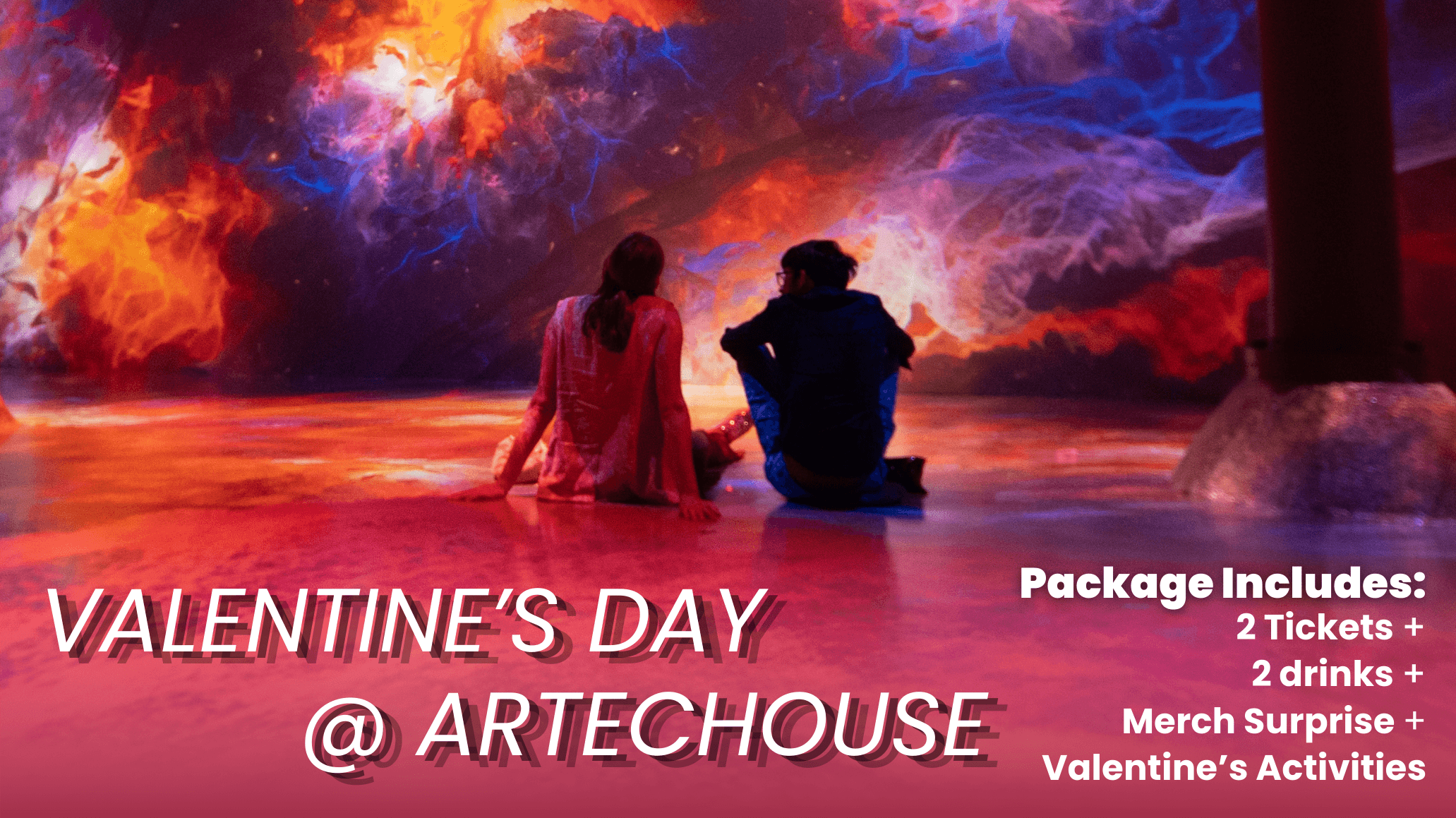 Valentine's Day at ARTECHOUSE Houston: A Digital Art Escape