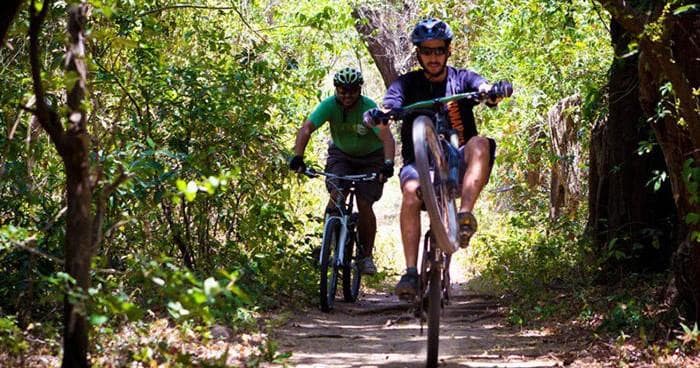 Mountain Biking at Hacienda Guachipelin in Guanacaste