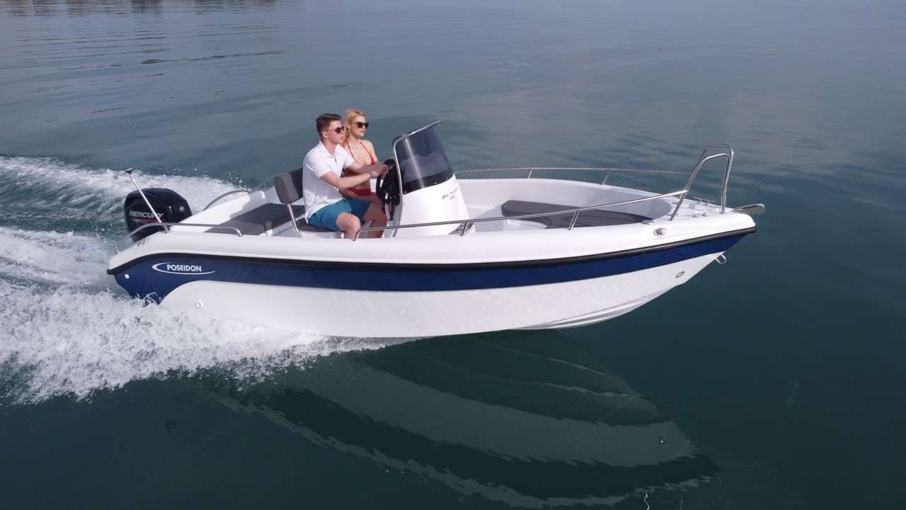 Boat Rentals on Paros: Tsantanis Poseidon Blue Water 170