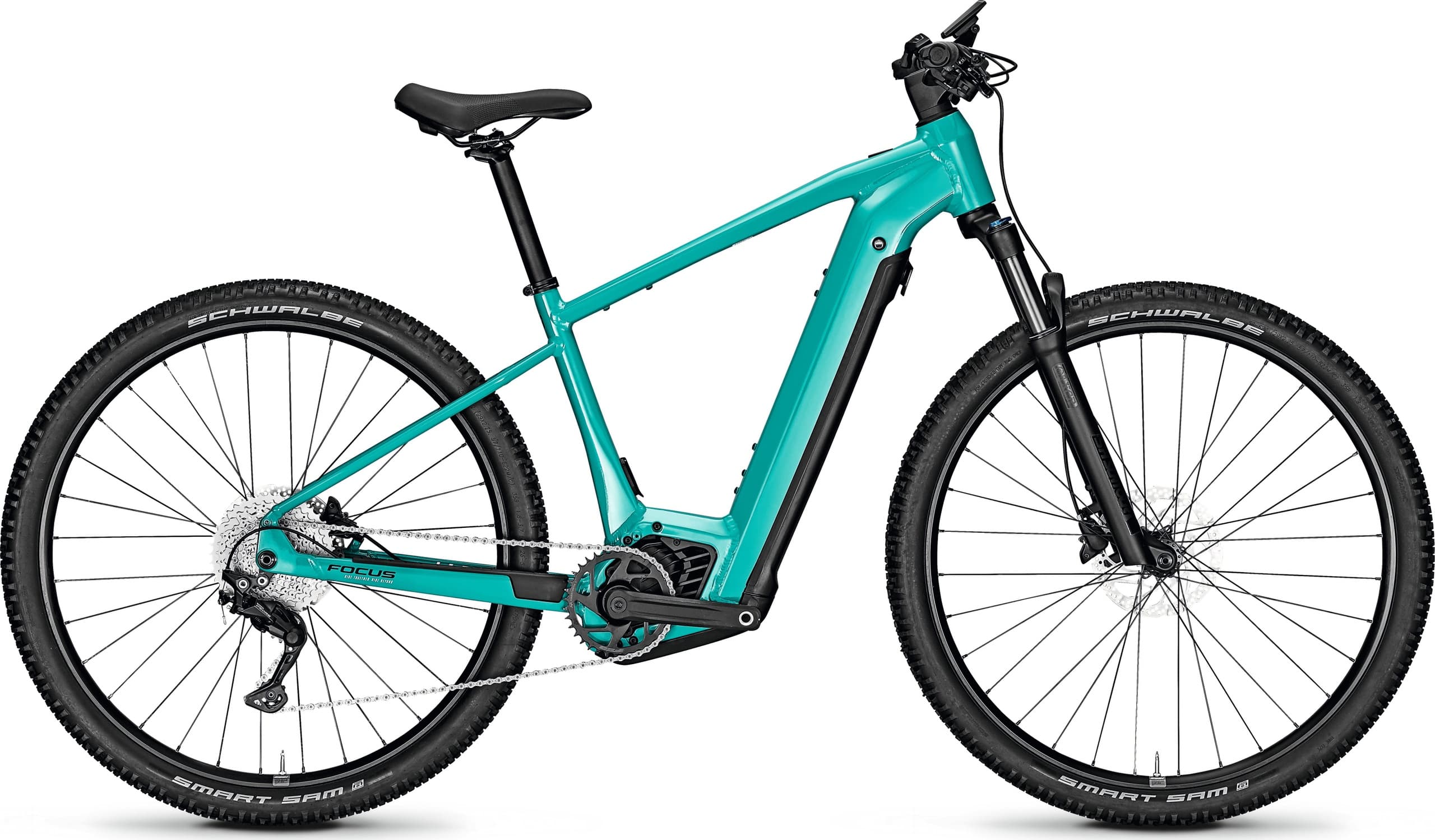 Lightweight electric cross-country bike for gravel trails
