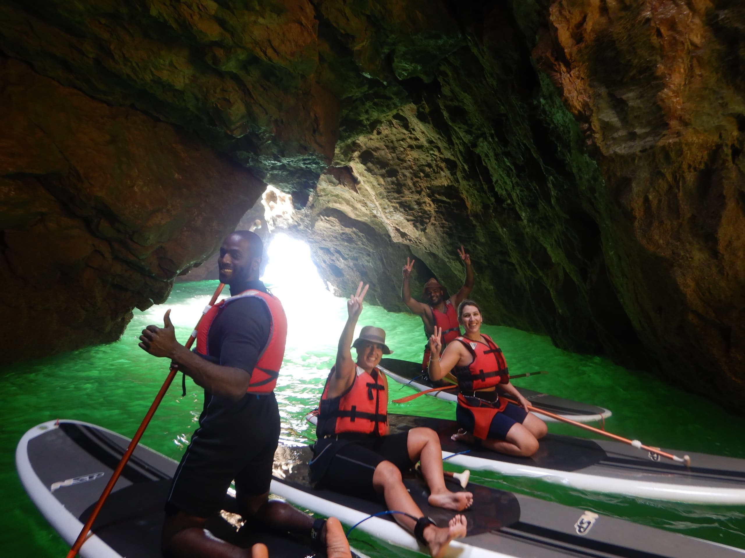 Stand Up Paddleboarding at Ingrina Caves with Coastline Algarve