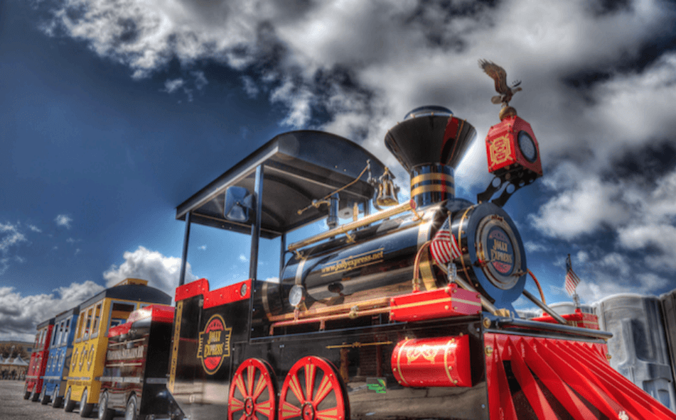 Experience the Magic of Holiday Train Rides at Barnsley Resort Village in Adairsville, Georgia