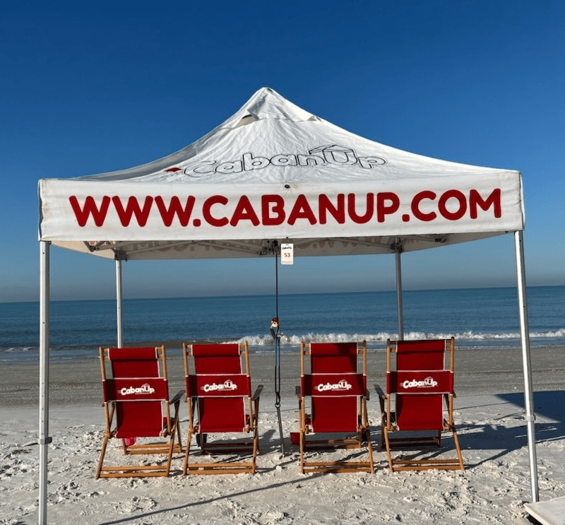 Beach Day Relaxation with CabanUp's Delivery Service