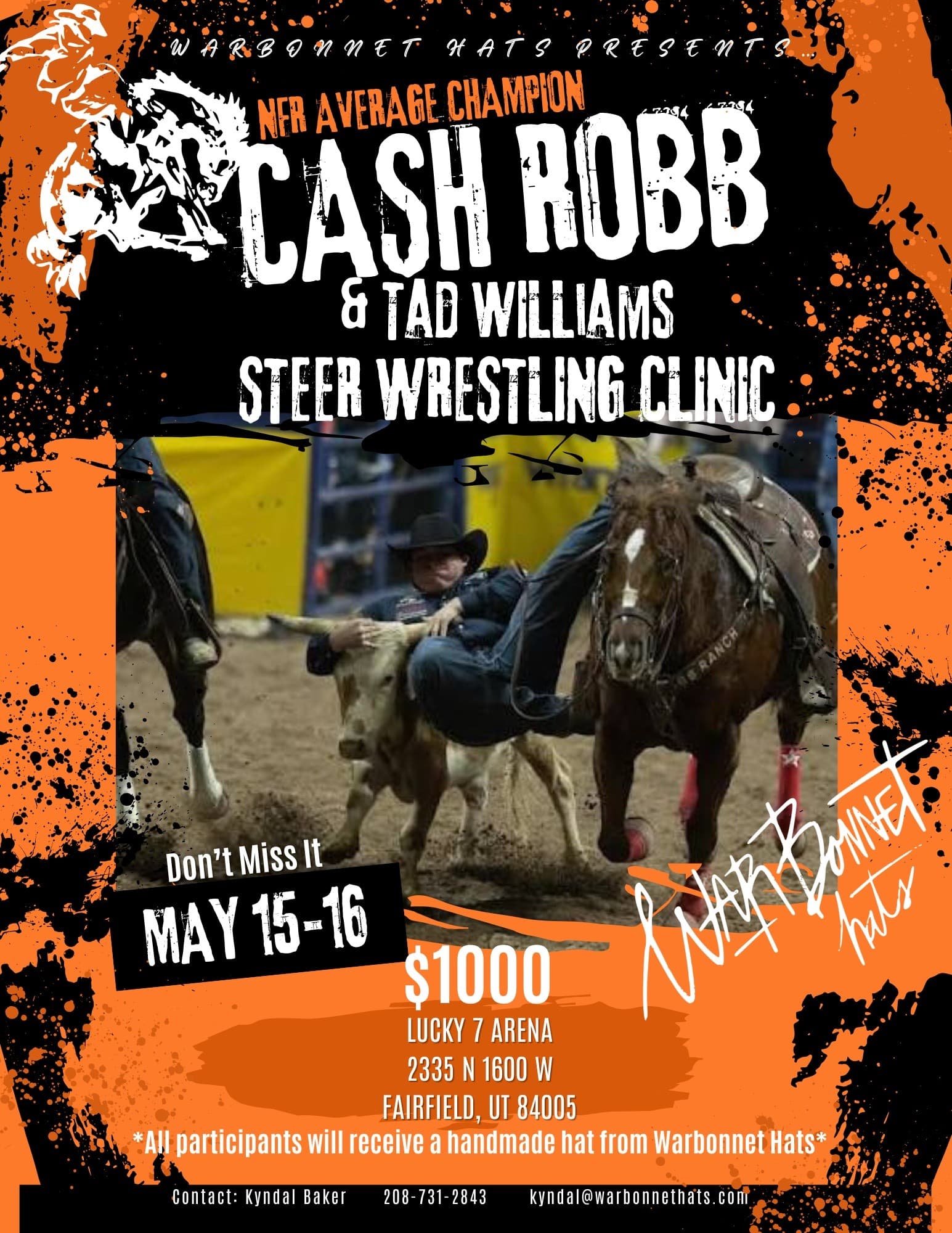 Two-Day Steer-Wrestling Clinic with Cash Robb & Tad Williams — Chute Dogging Intensive photo 4