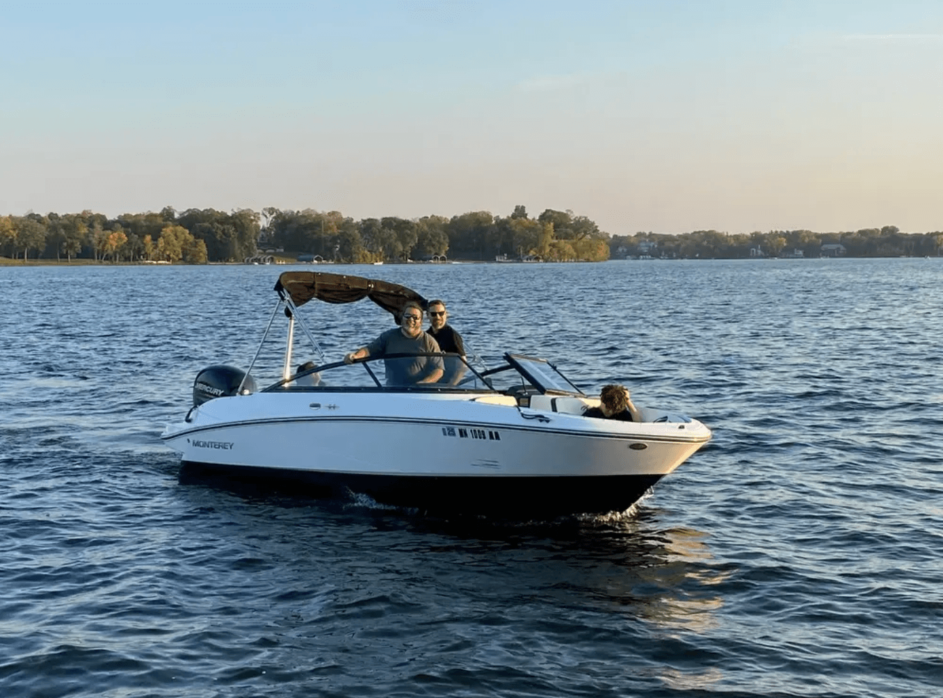 Monterey 205 Bareboat Charter with First Mate on Lake Minnetonka