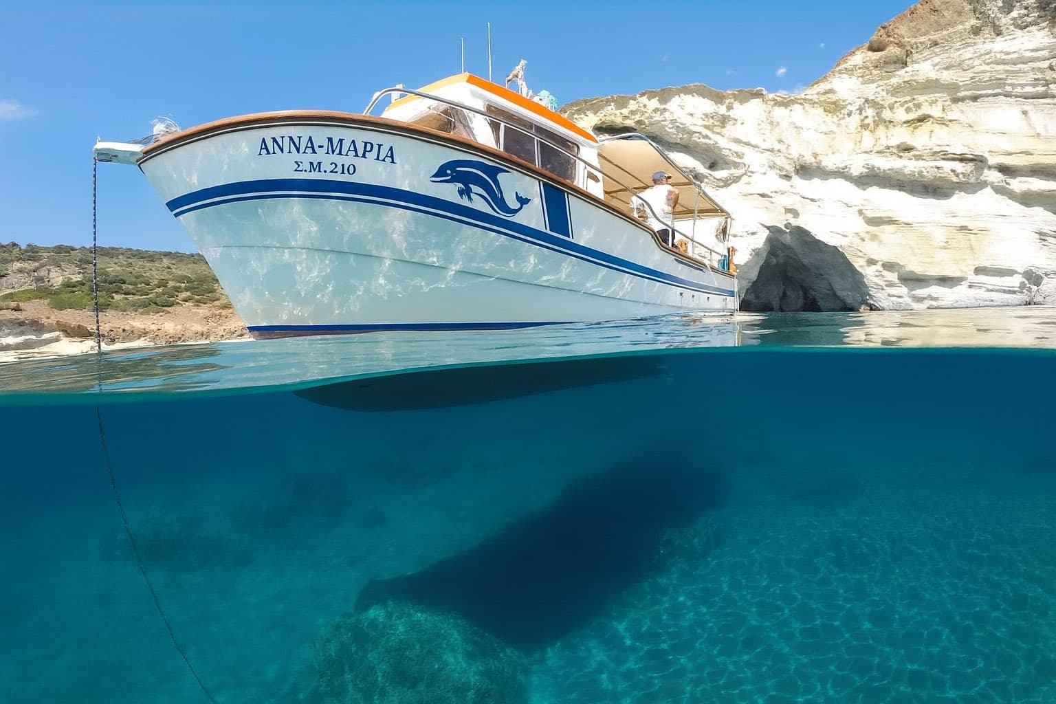 Private Milos Fishing Trip: Traditional Aegean Fishing, Kleftiko & Sykia Caves