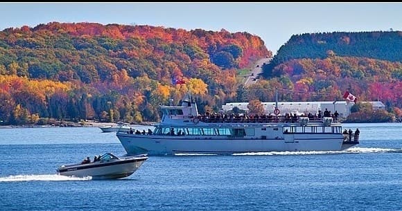 Fall Colours Cruise with Landmark Cruises on Georgian Bay
