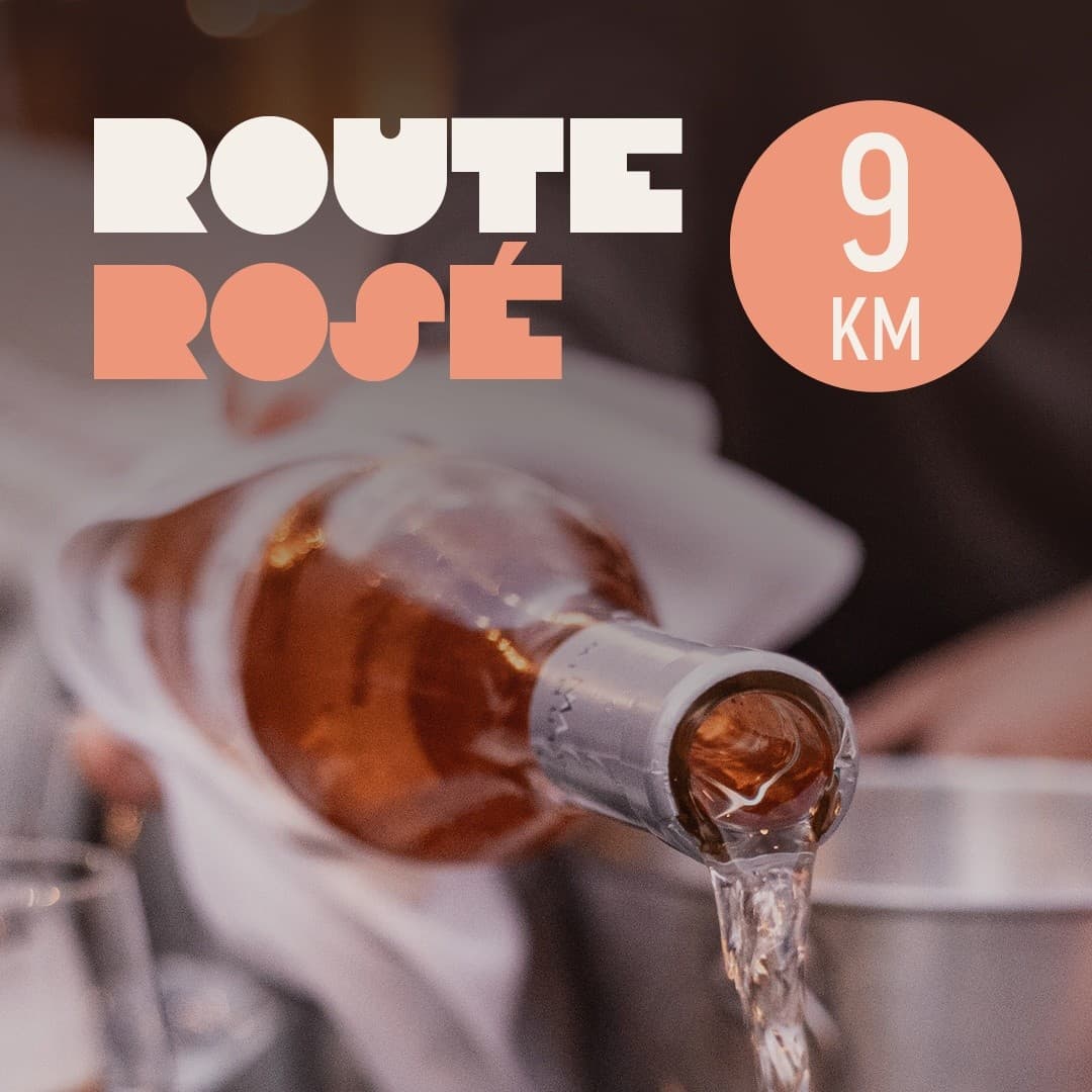 Route Rosé: 5km Rosé Walk from Pladutse 3 in the Vlaamse Ardennen