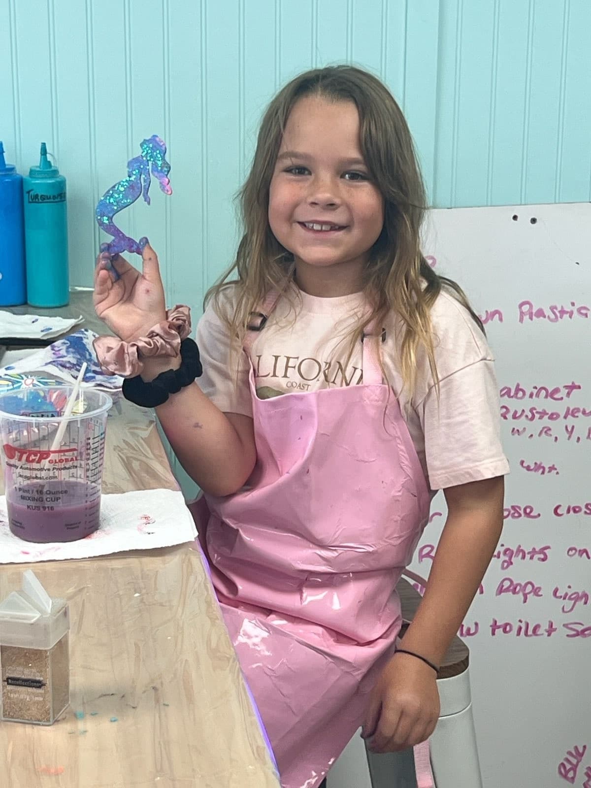 Kids Paint Pouring Night in Marathon, FL — Creative Family Art Class photo 3
