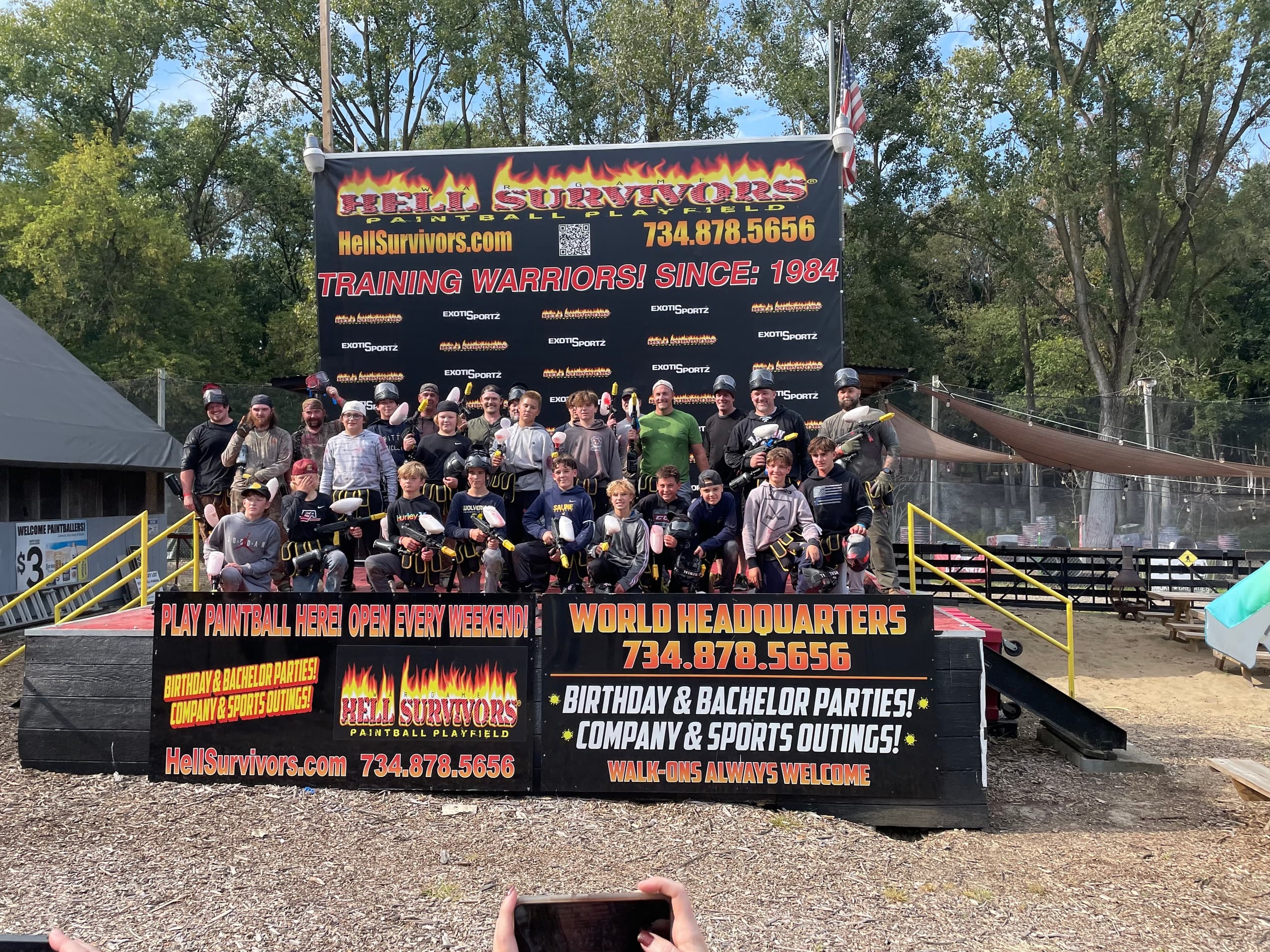 Pinckney Paintball Party: OPEN PLAY Packages for Ages 8+ in Michigan