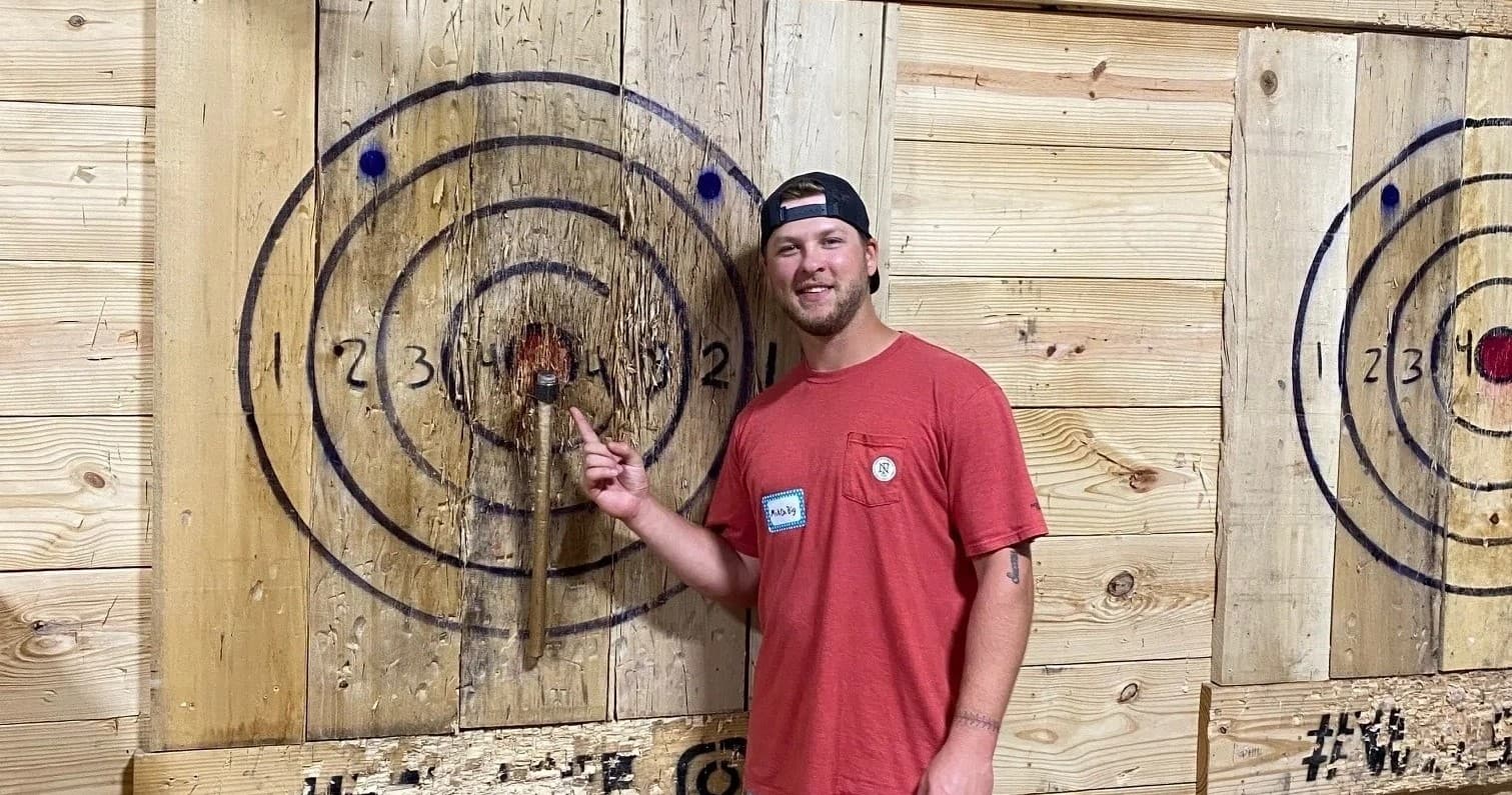 Axe Throwing Adventure at Southern Ohio Axe Throwing