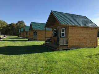 Comfortable Cabin Tents at North Country Rivers, Maine