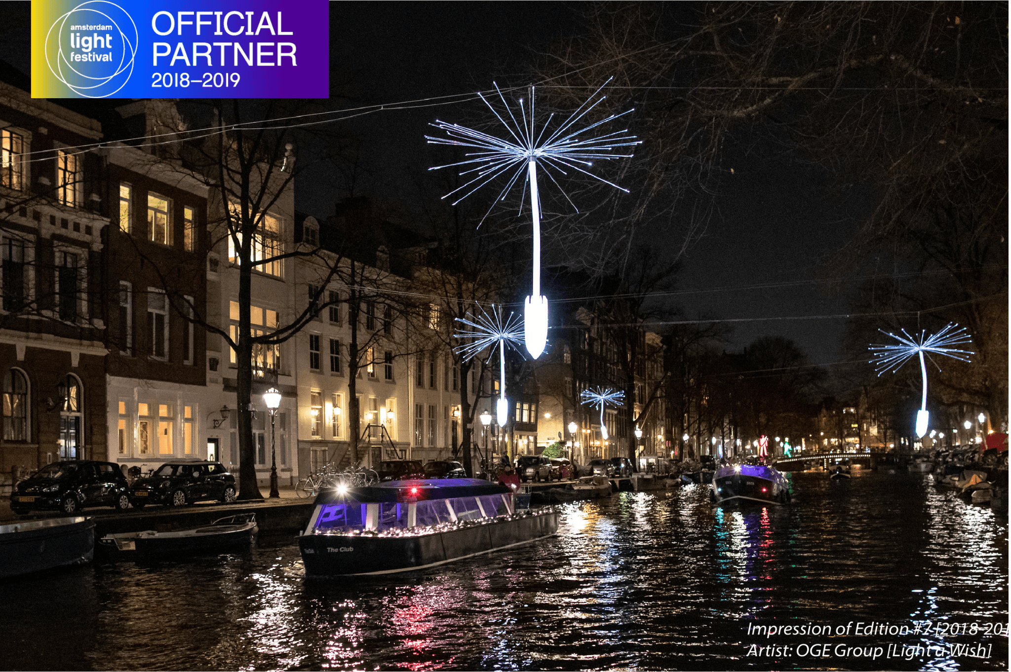 Winter Canal Cruise & Light Festival with Boat Amsterdam