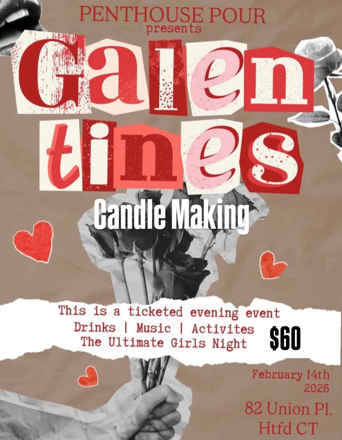 Galentines Event in Hartford: A Penthouse Night Out for Friends