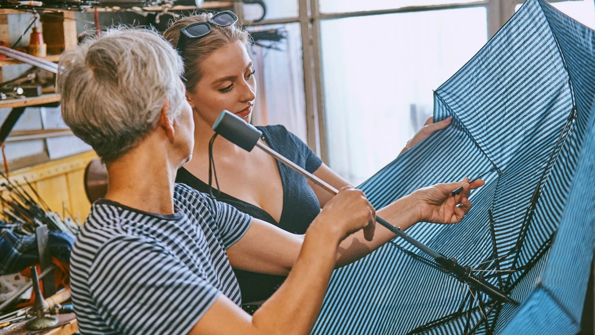 Umbrella Repair Workshop with Ljubljana Tourism in Slovenia