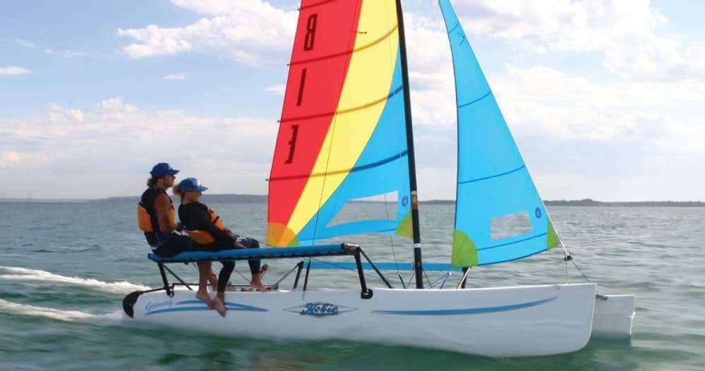 Water Activities: Hobie Cat Sailing on Lake Erie with SUP Erie Adventures