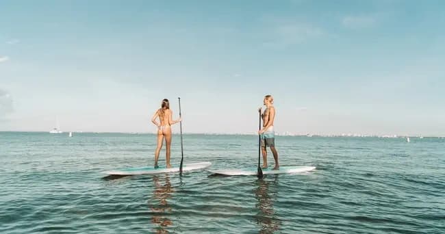 Paddle Board Rentals at Hobie Beach: PADL Sail Club on Key Biscayne