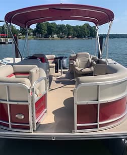 Lake Norman Days: Rent the 115 HP Southbay 24 ft Pontoon with Saltshaker Marine