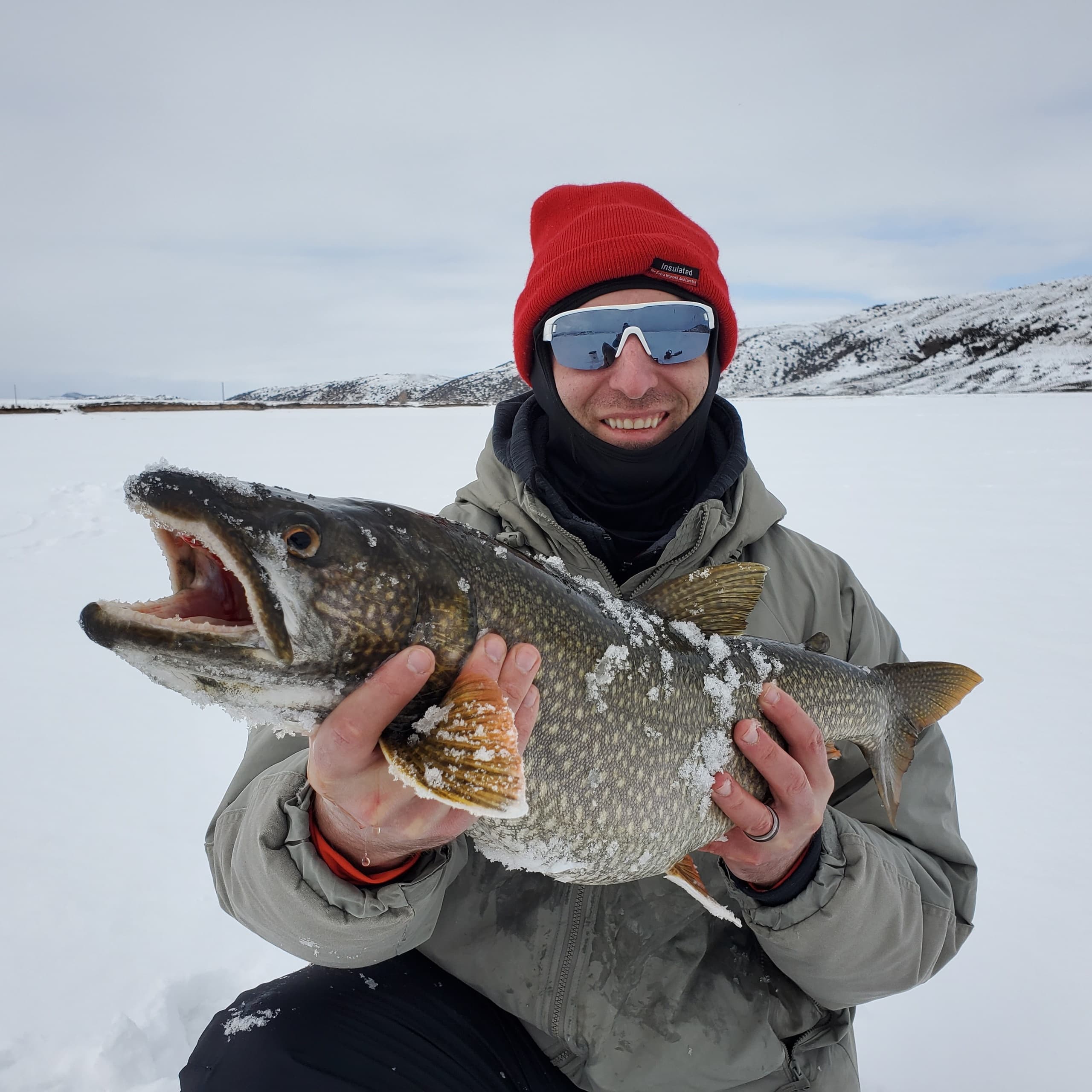 Ice Fishing at Williams Fork Reservoir, Colorado