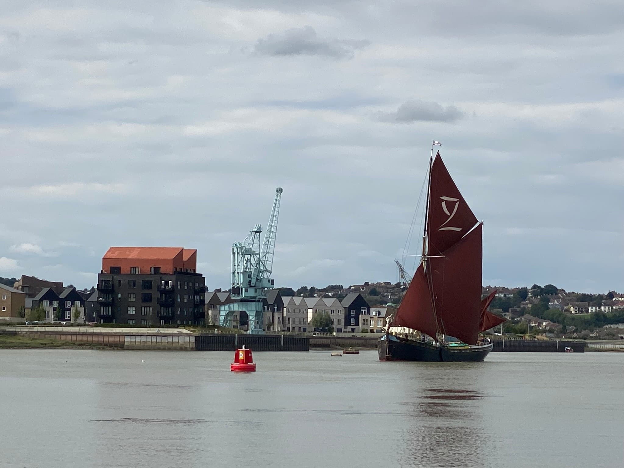 Sail a Historic Thames Barge at IntraFest — 80-Minute Rochester River Cruise