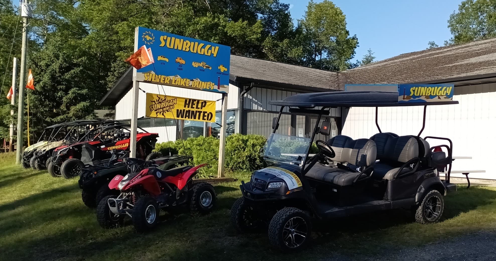 Explore Mears with Fun Six-Seat Road Buggy Rentals
