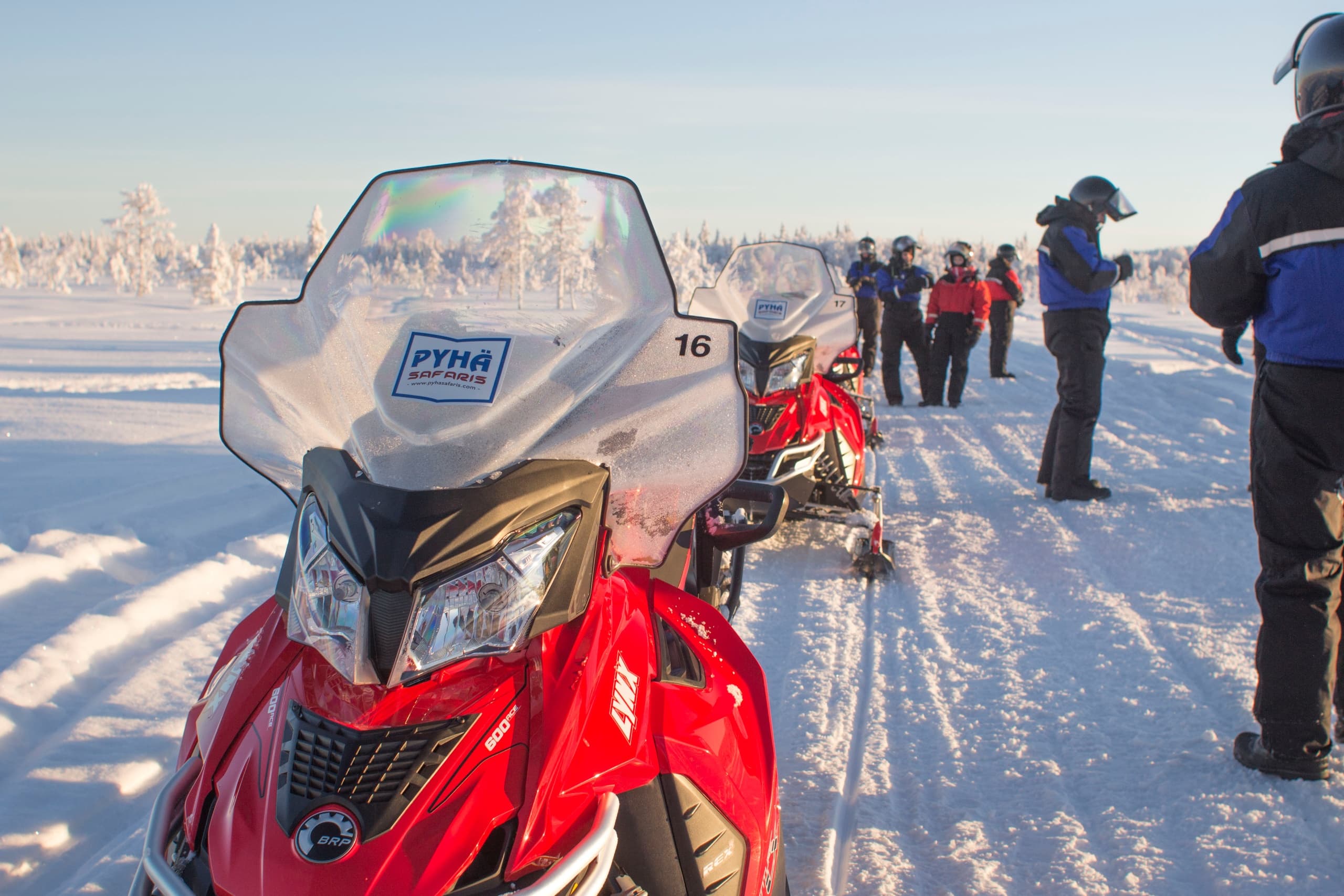 Explore Pyhä Fell: Thrilling 2-Hour Snowmobile Safari Through Finland’s Winter Wilderness