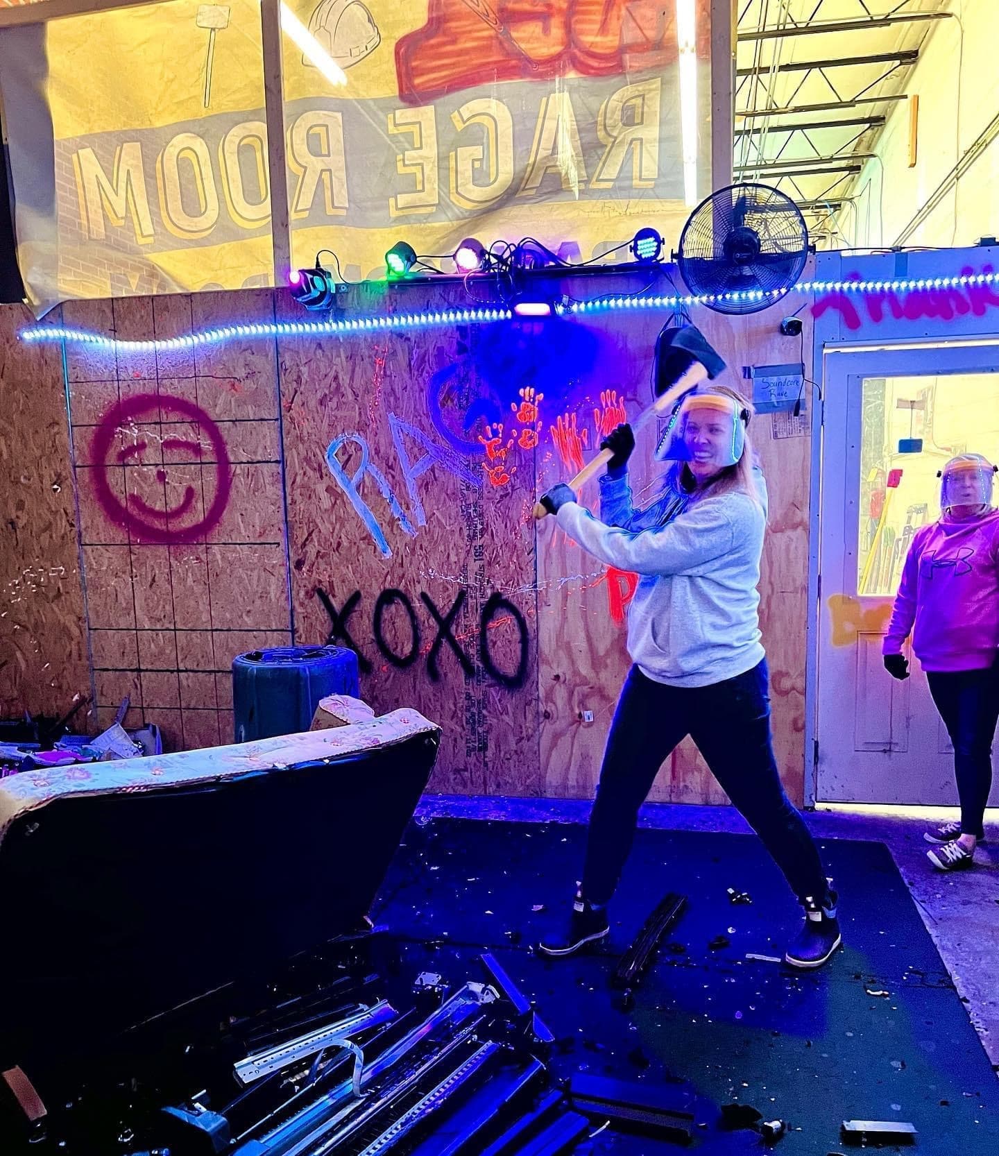 Indoor Adventure at Super Rage Room Maryland