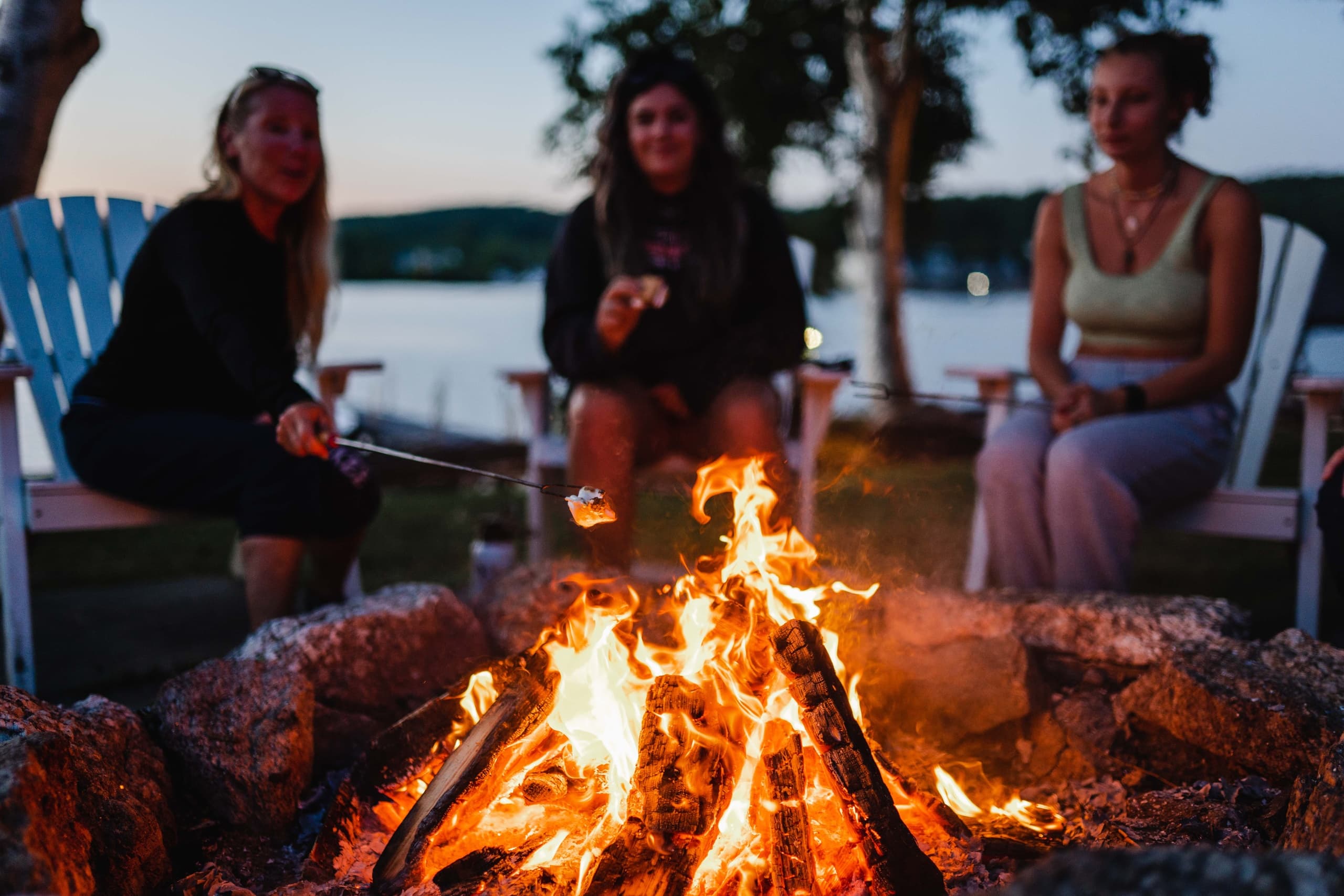 Lakeside Campfire & S'mores Experience in Meredith NH